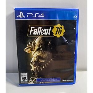 Fallout 76 Sony PlayStation 4 PS4 Bethesda 2018 Action RPG Video Game ZB17308WR